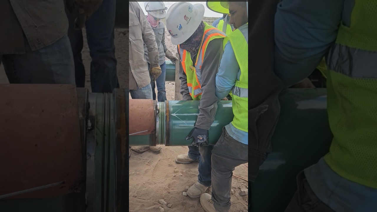 Construction of an internally coated wet sour gas pipeline using CCB weld-zone sleeves